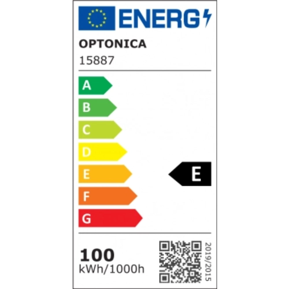 Optonica proiettore led smd corpo nero linea premium 4000k ip65 clip luminoso *** watt 100 watt, confezione 1