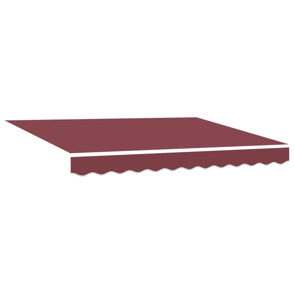 Cornice per Tenda Manuale con LED Borgogna e Bianco 3 x 2,5 m 3420577