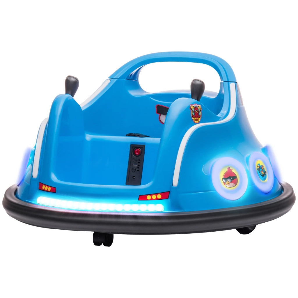 Macchinina scontro bambini 73 x 73 x 44 cm telecomando rotazione 360° salotto giardino design di tendenza in plastica blu 21_0000605