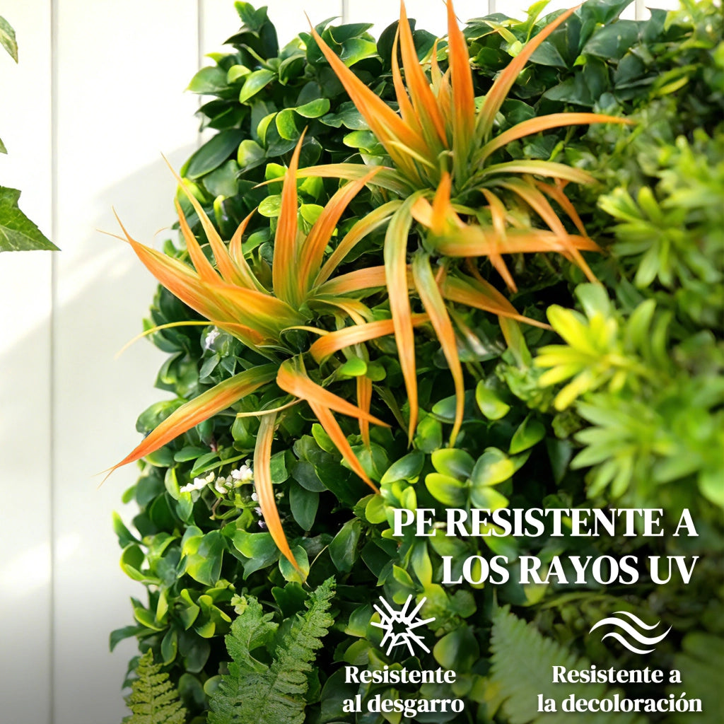 Seto Artificiale per Giardino ¨C Minimal ¨C Verde 100x100 cm