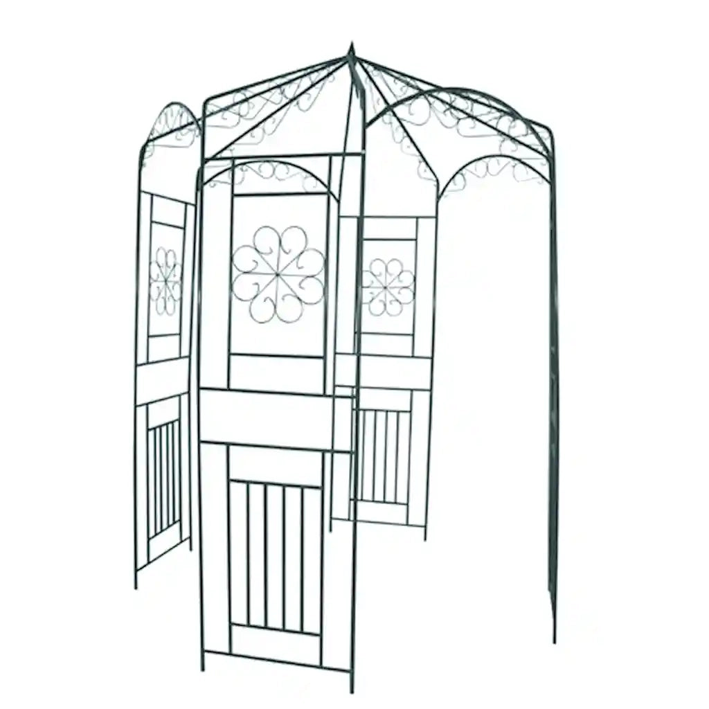 Arco da Giardino 250 cm Verde Scuro 40269