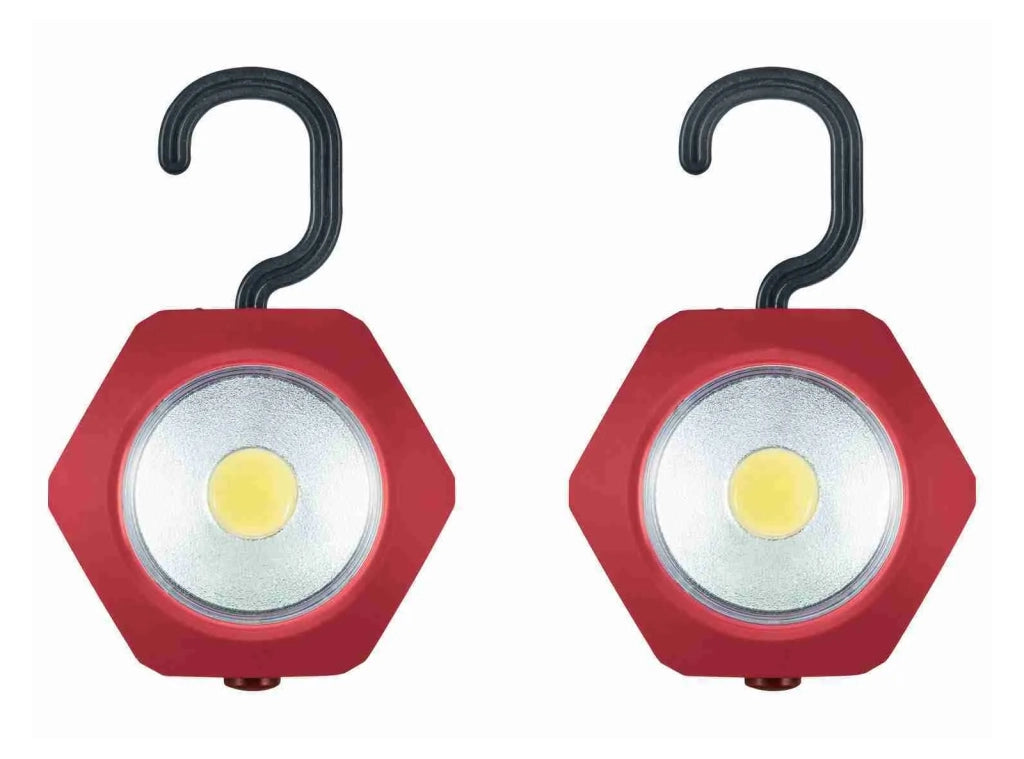 Lampade da Lavoro e Torcia Parkside (2 pezzi) – Batterie incluse, Base magnetica + gancio 360°, Garage, Campeggio, Emergenza