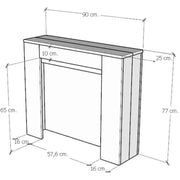 Consolle allungabile 90Ã—25/211 cm Anea Novce