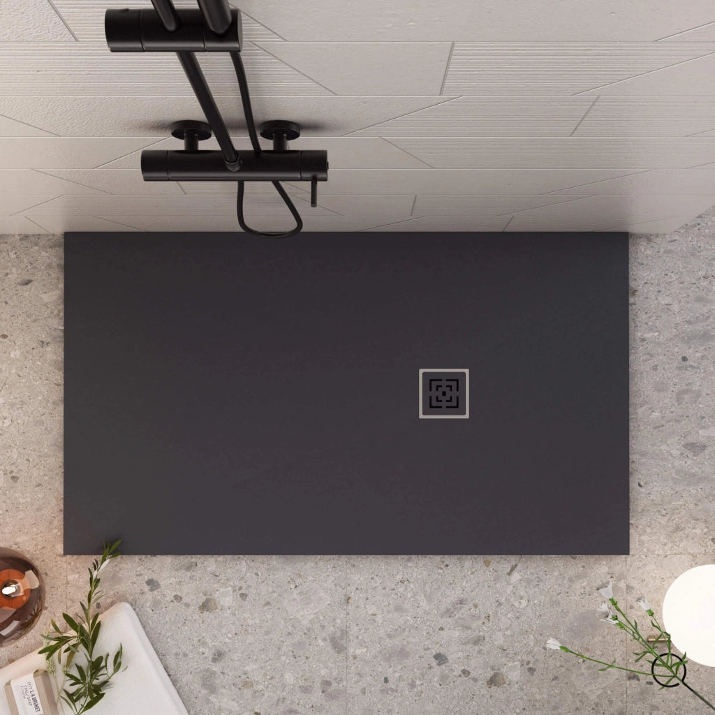 Piatto Doccia in Pietra 90x170 cm Bonussi Canton Nero