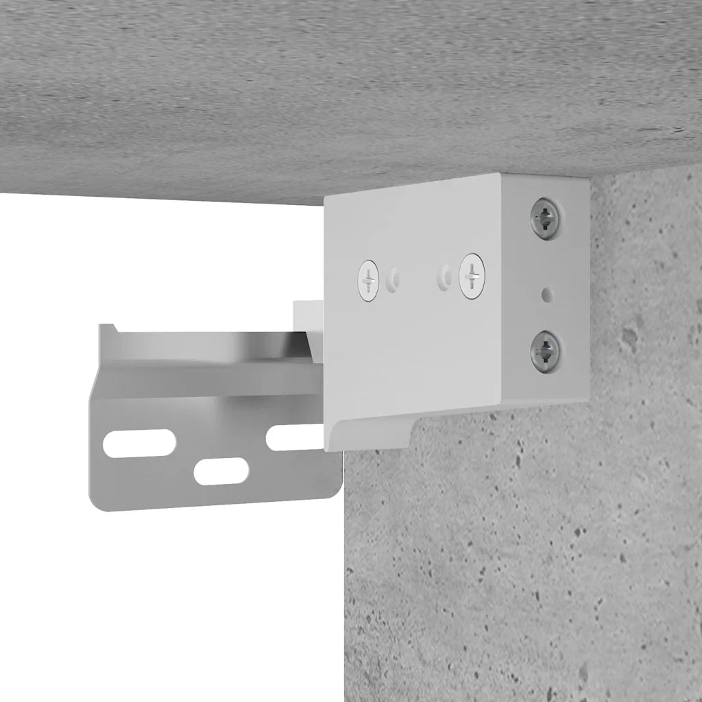 Mobile da Bagno con Lavabo Integrato Grigio Cemento 3324860
