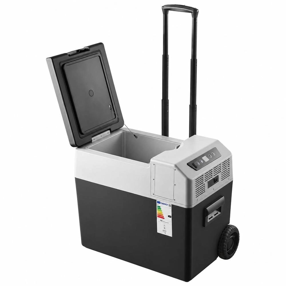 Frigorifero A Compressore Per Auto Portatile, Frigorifero Per Auto Con Ruote Maniglia Capienza 40 L Controllo APP, Temperatura Tra -22°C A 10°C, Congelatore Elettrico Per Camper SUV, Campeggio