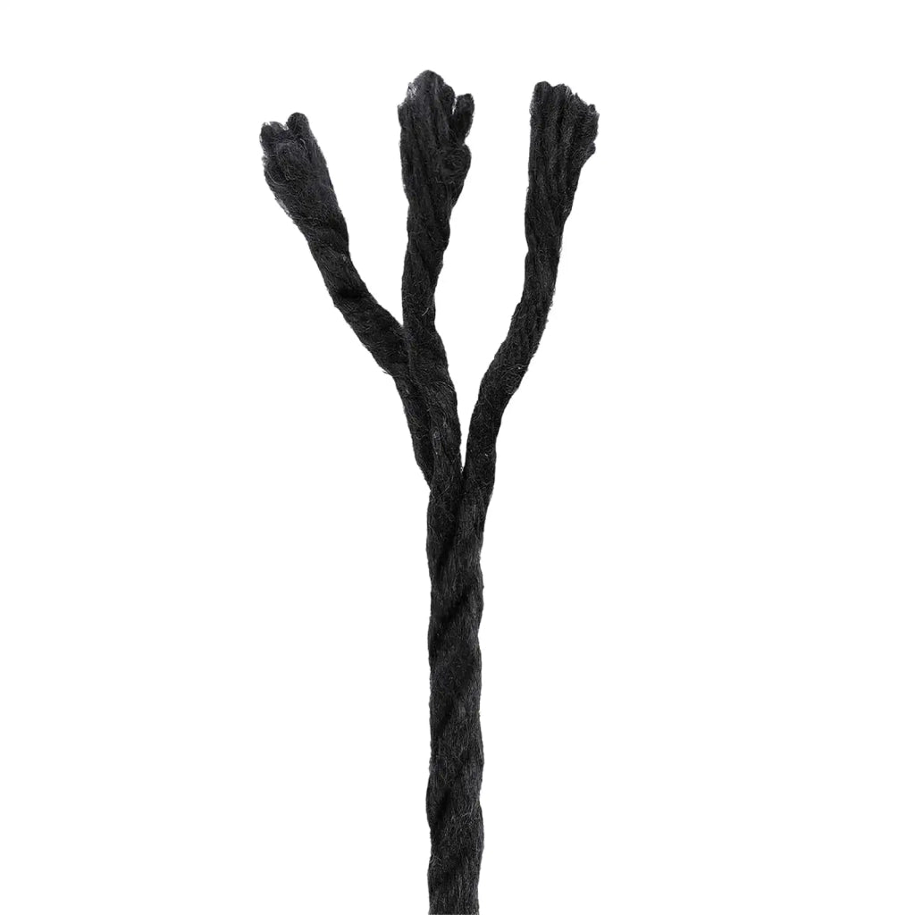 Spago di Cotone 10 pz 2 mm 100 m Nero 100% Cotone 42011794