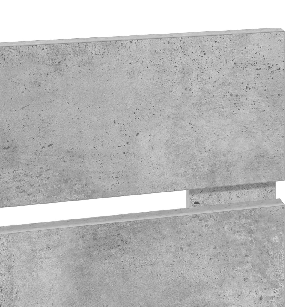 Testiera Grigio cemento Legno ingegnerizzato 888216