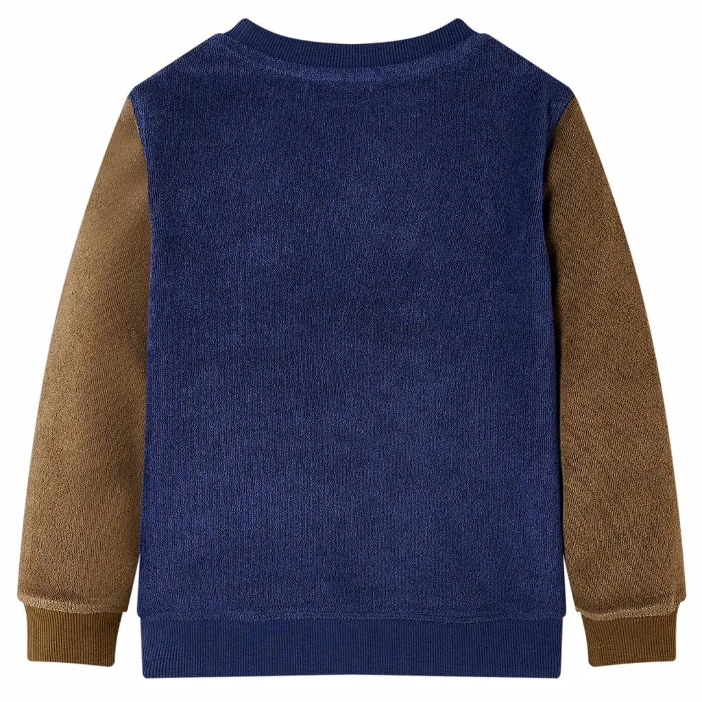 Felpa da Bambino Blu Marino 140