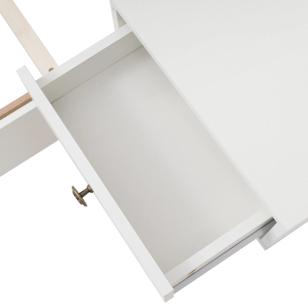Letto matrimoniale con 2 comodini LED e prese USB/Type-C, 140x200 cm