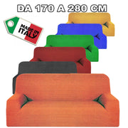 Trade Shop - Copridivano 4 Posti Estendibile Da 170 A 280 Cm Copri Divano Elasticizzato Color -