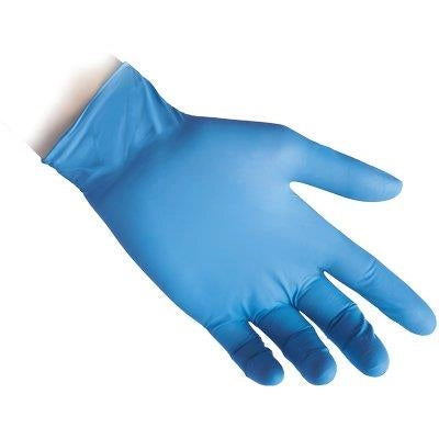 GUANTO NITRILE MONOUSO BLU 70 REFLEXX - GR 4,9 AQL 1,5 SENZA POLVERE CF=PZ 100 M- 2 confezioni