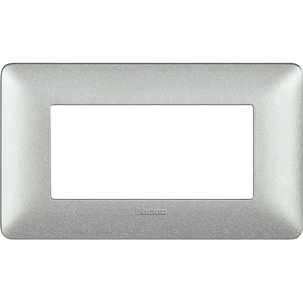 Placca Bticino Matix 4 moduli bianco calce AM4804TBC