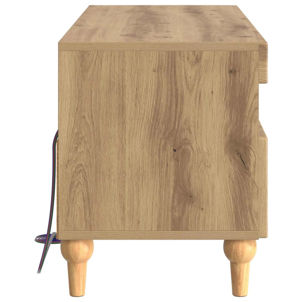 Mobile TV LED ALKMAAR 81 x 35 x 43 cm Rovere Artigianale 896344