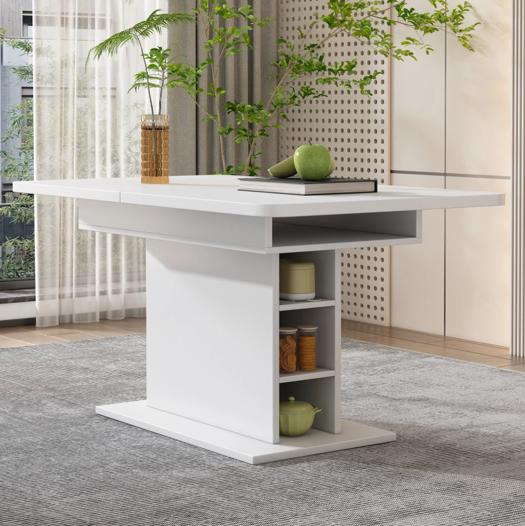 Set da pranzo con tavolo allungabile e 4 sedie