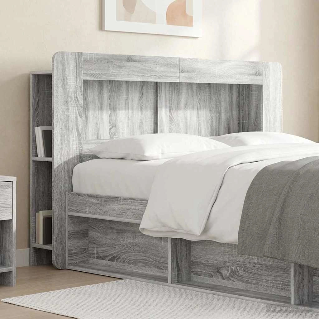 Testata del letto Grigio Sonoma Legno ingegnerizzato 8001288