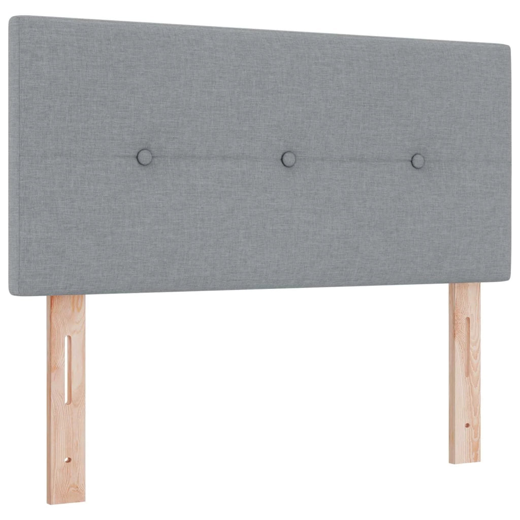 Letto con contenitore LED e materasso Grigio Chiaro 3459042