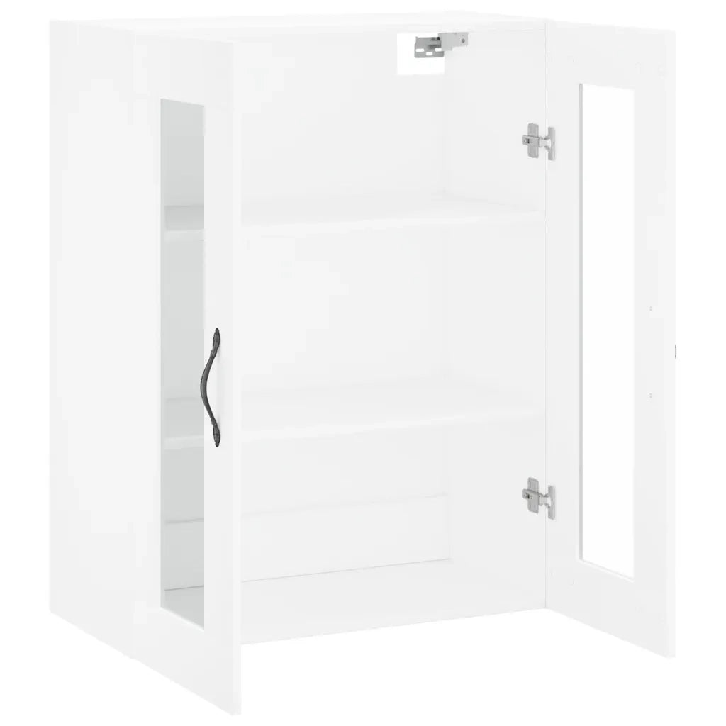 Armoire murale blanc 69,5x34x90 cm bois d'ingénierie