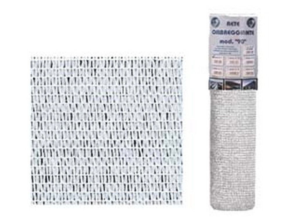 1rotolo rete ombreggiante 90% bianca  asole rinforzate  - mt.50x4h. cod:ferx.fer430876