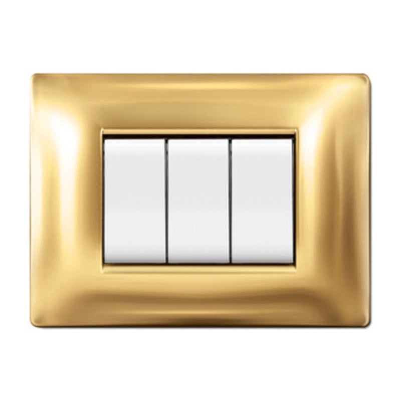 PLACCA LIFE Q LIVING PLAST ORO          4P