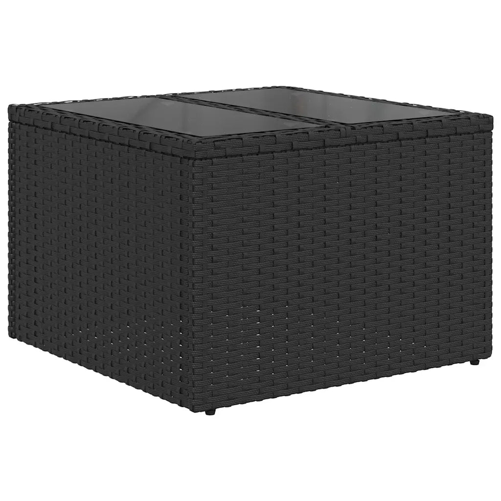 Set di divani 9 pcs Nero polyrattan 3346446