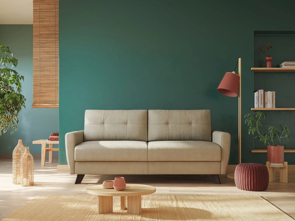Callisto Divano letto matrimoniale 208 cm rosso