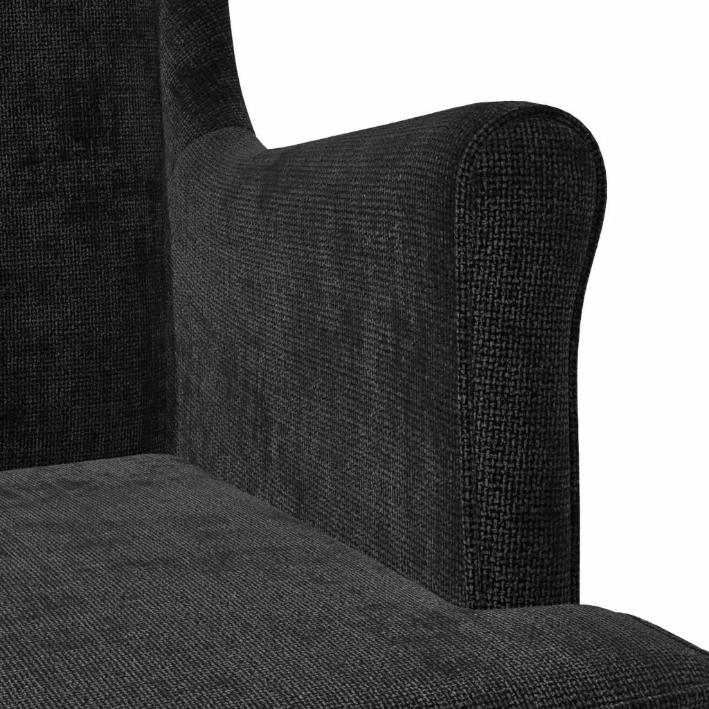 Divano Sedia-Poltrona-Poltroncina Nero ARES