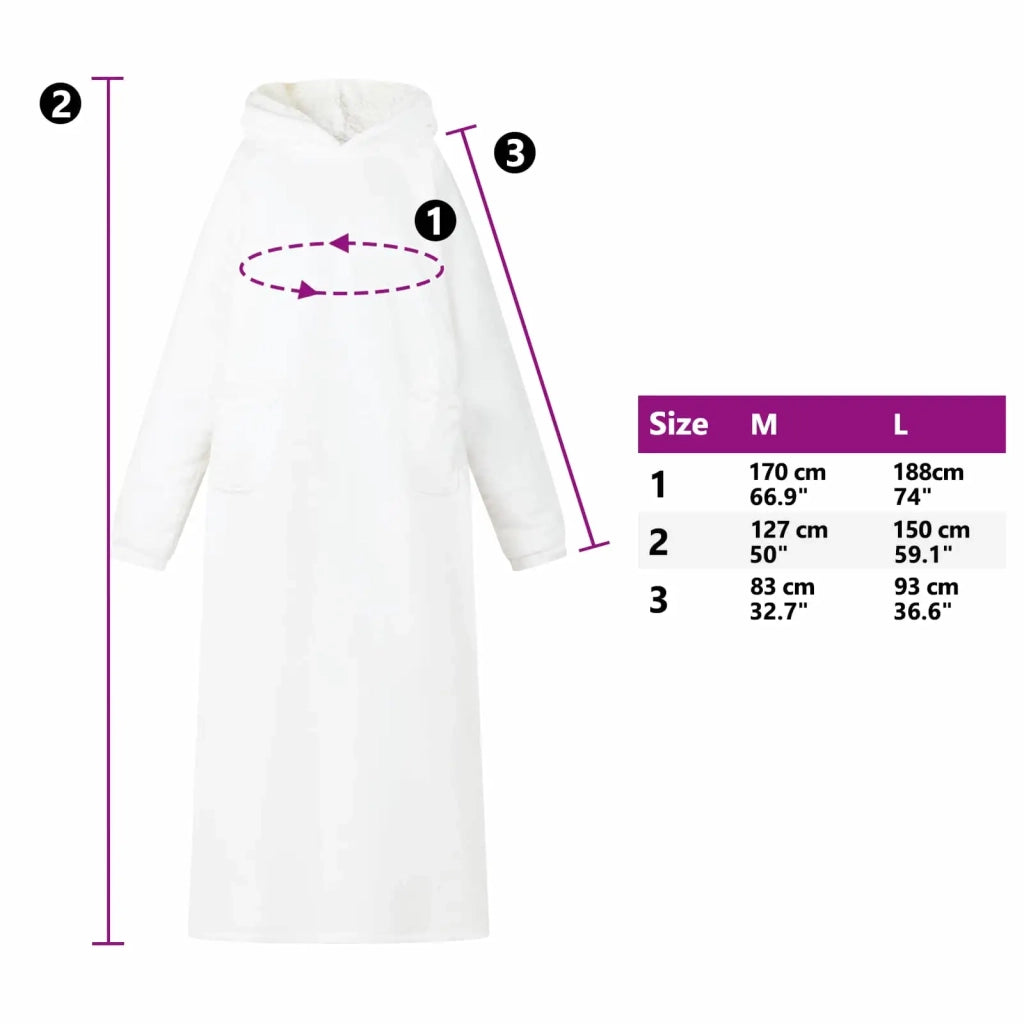 Felpa coperta Bianco M Pile e Flanella CFW1160020