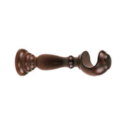 BL SUPPORTO P/BASTONE NOCE SCURO 25 CM 2 PZ