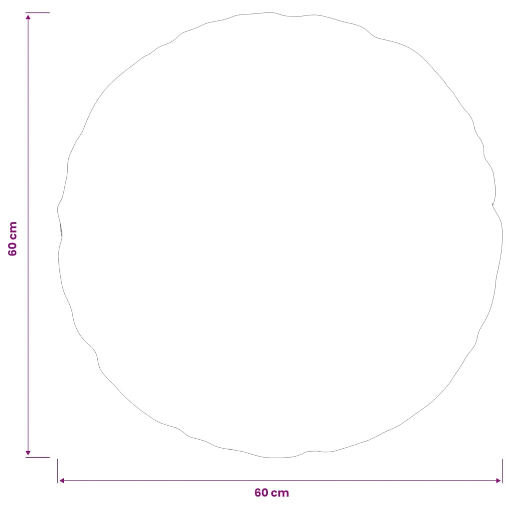 Federa 2 pz HEERLEN Bianco Ø 60 cm Tessuto 922849