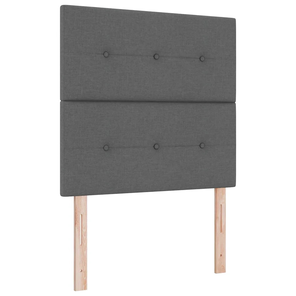 Struttura del letto Grigio scuro 120 x 190 cm Tessuto 3344712