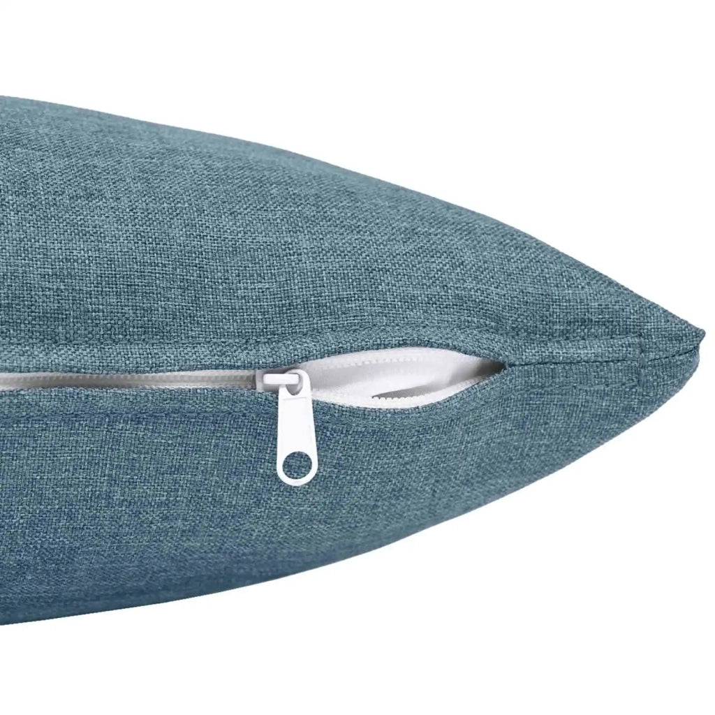 Federa 6 pz HEERLEN Blu jeans 50 x 50 cm Tessuto 910778