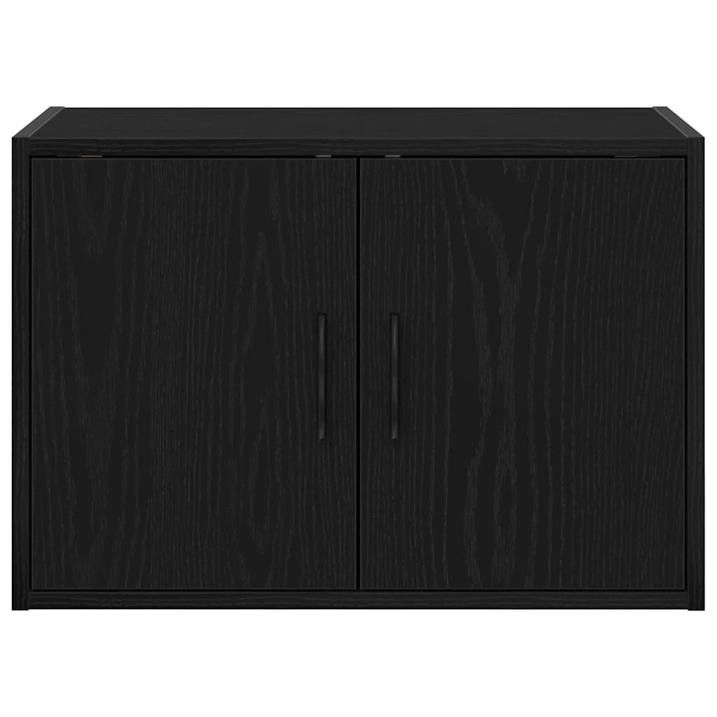 Pensili per Garage 2 pz Neri in Legno Multistrato CFW8542166
