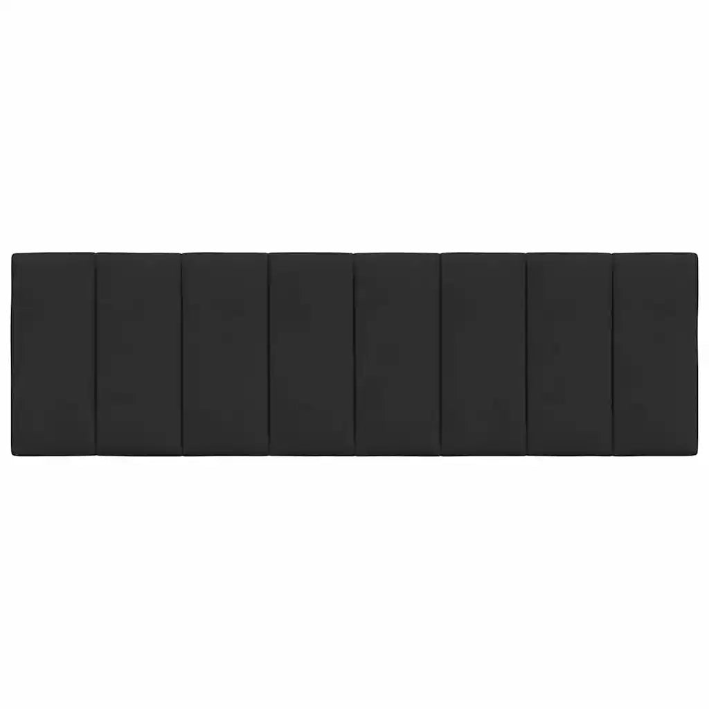 Coussin de tête de lit Hanko noir 160 cm velours