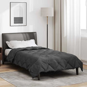 Duvet Estivo Antracite 220 x 155 cm Microfibra 42025411