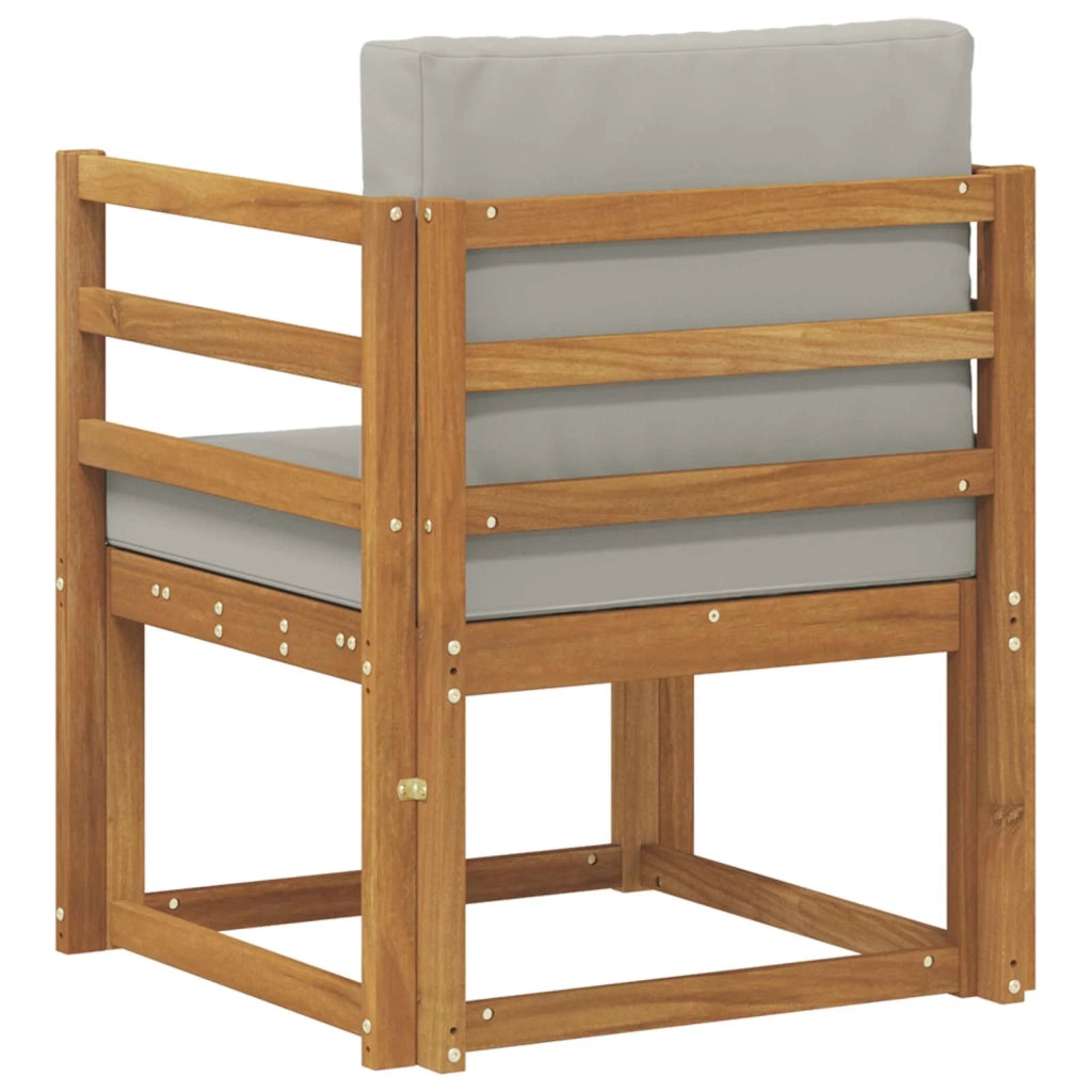 Set di divani da esterno Legno di Acacia Massello e Poliestere 3436218