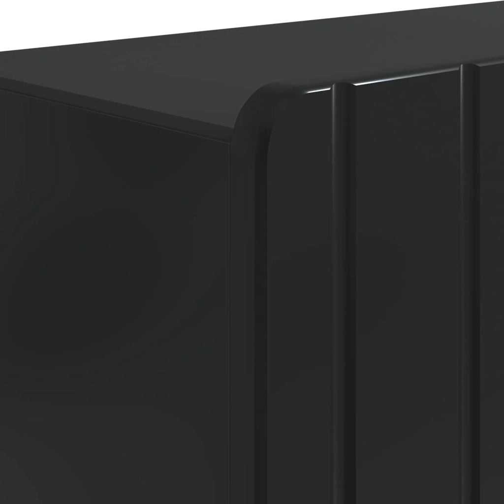 Mobiletto da Bagno ZWOLLE Nero 59,5 x 31 x 79,5 cm 896396