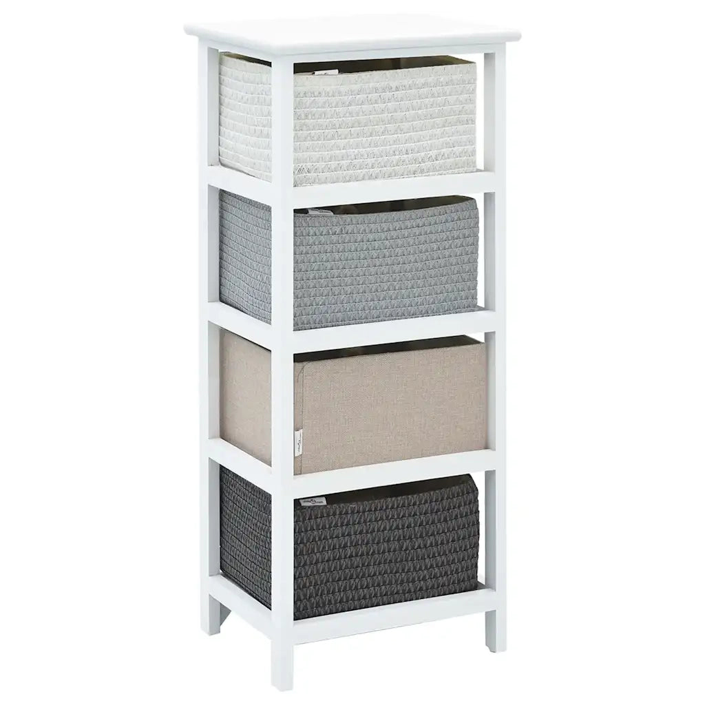 Armoire de rangement 4 tiroirs Bois