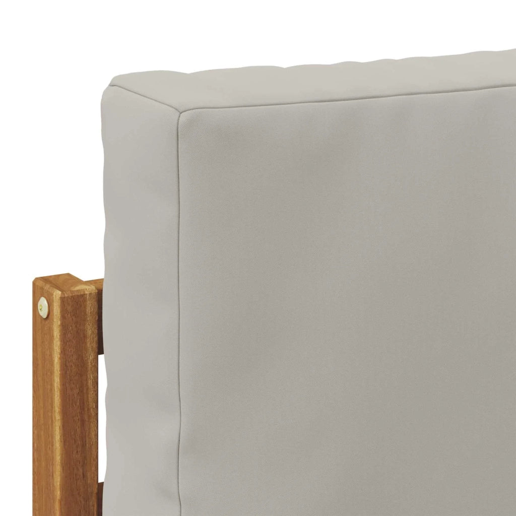 Set di divani da esterno 9 pcs Grigio Naturale e Chiaro 3366614