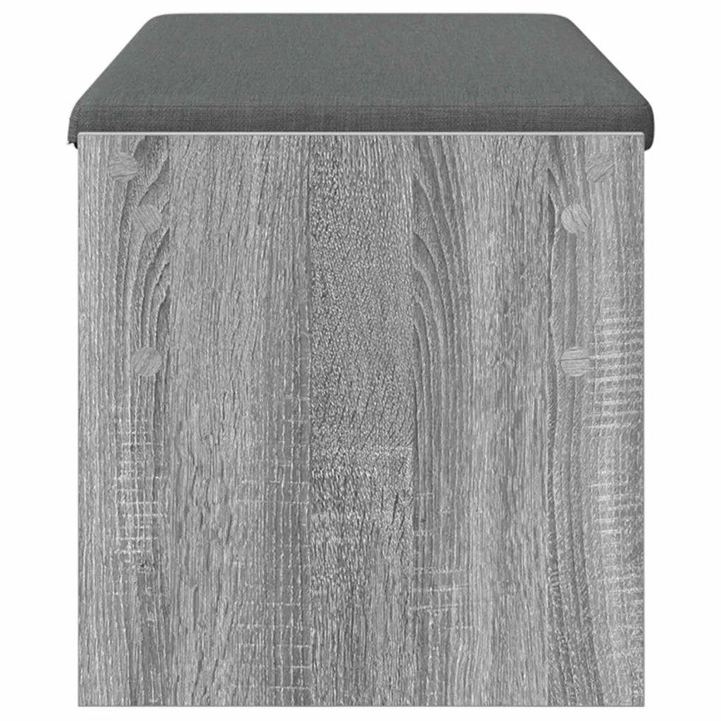 Panca per ingresso con cuscino Grigio Sonoma 103 x 38 x 40 cm 891565