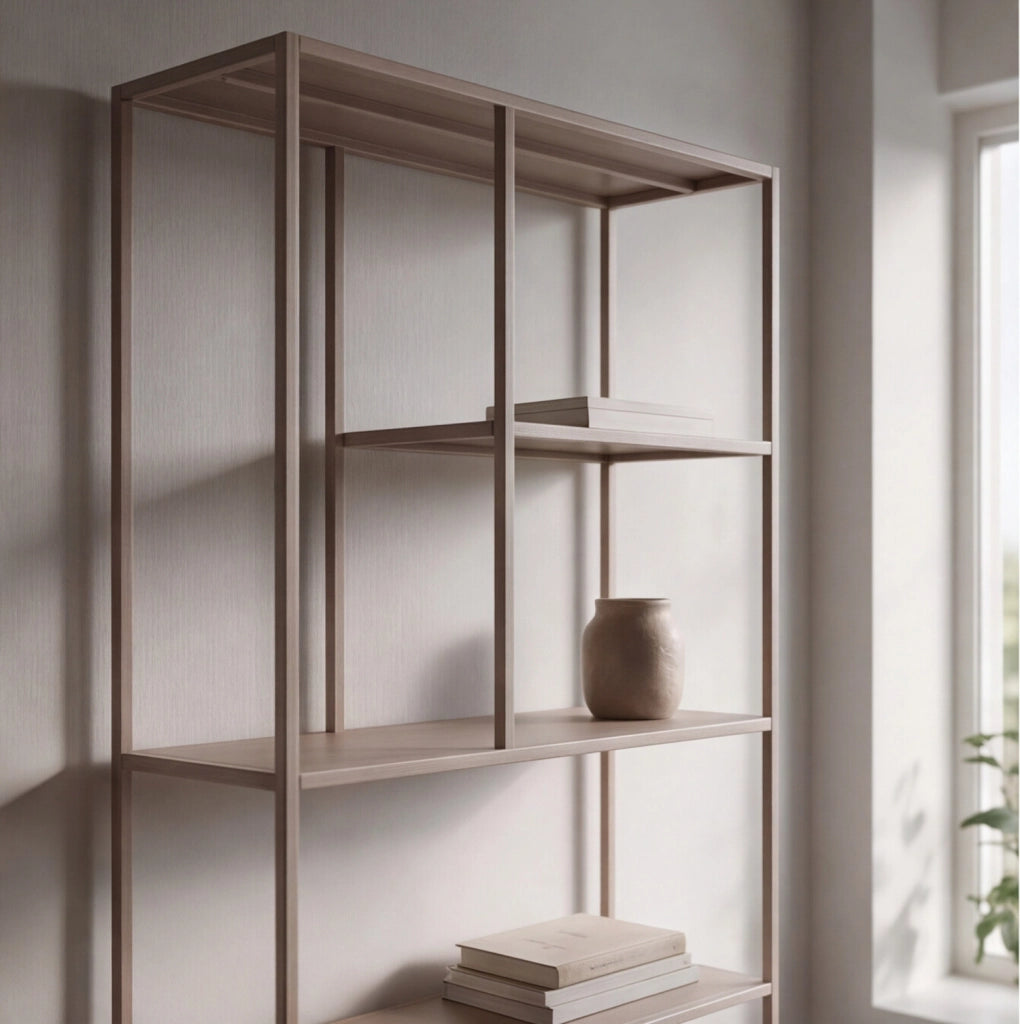 Scaffale in metallo 189cm taupe LAUREEN