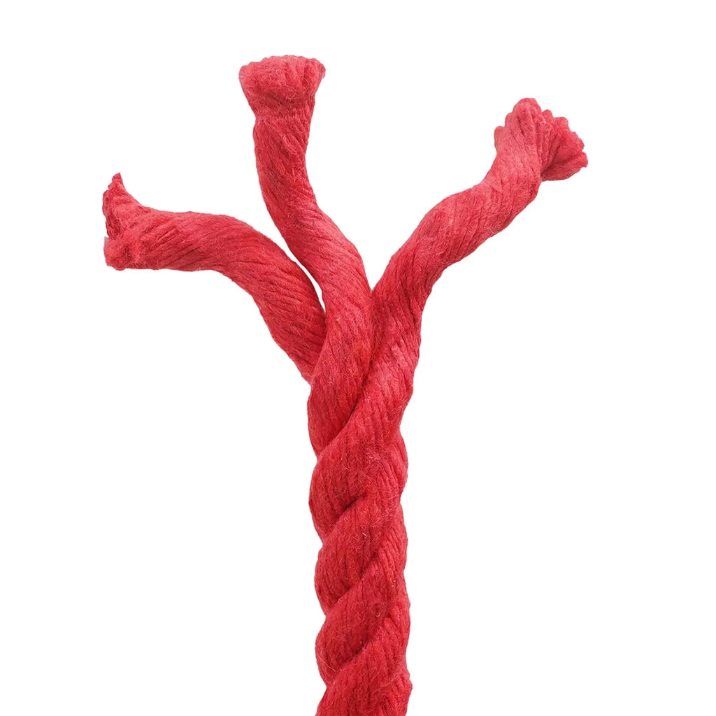 Corda di Cotone 12 mm 50 m Rosso 100% Cotone 42011912