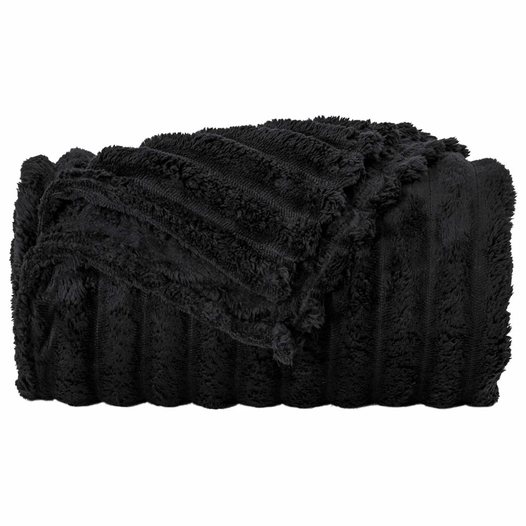 Coperta Nero 270 x 240 cm Panno