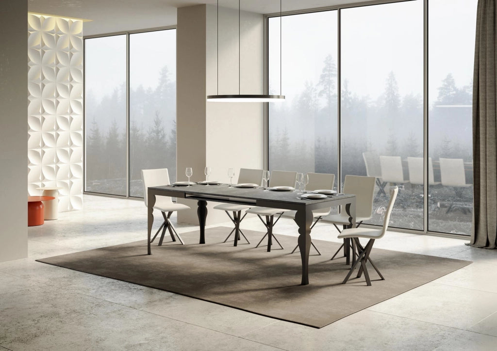 Tavolo Allungabile 120-380x90x77 cm Paxon Evolution Cemento