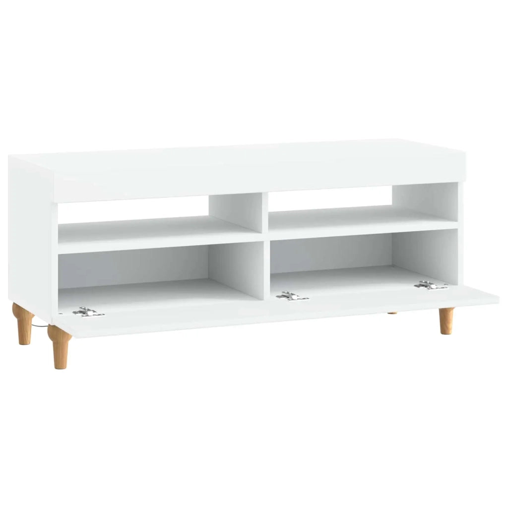 Mobile TV LED ALKMAAR 100 x 35 x 43 cm Bianco 896325