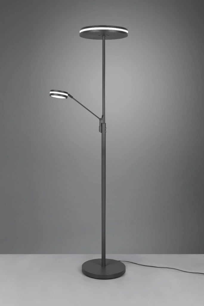 Lampada da terra LED Franklin antracite Trio 426510242