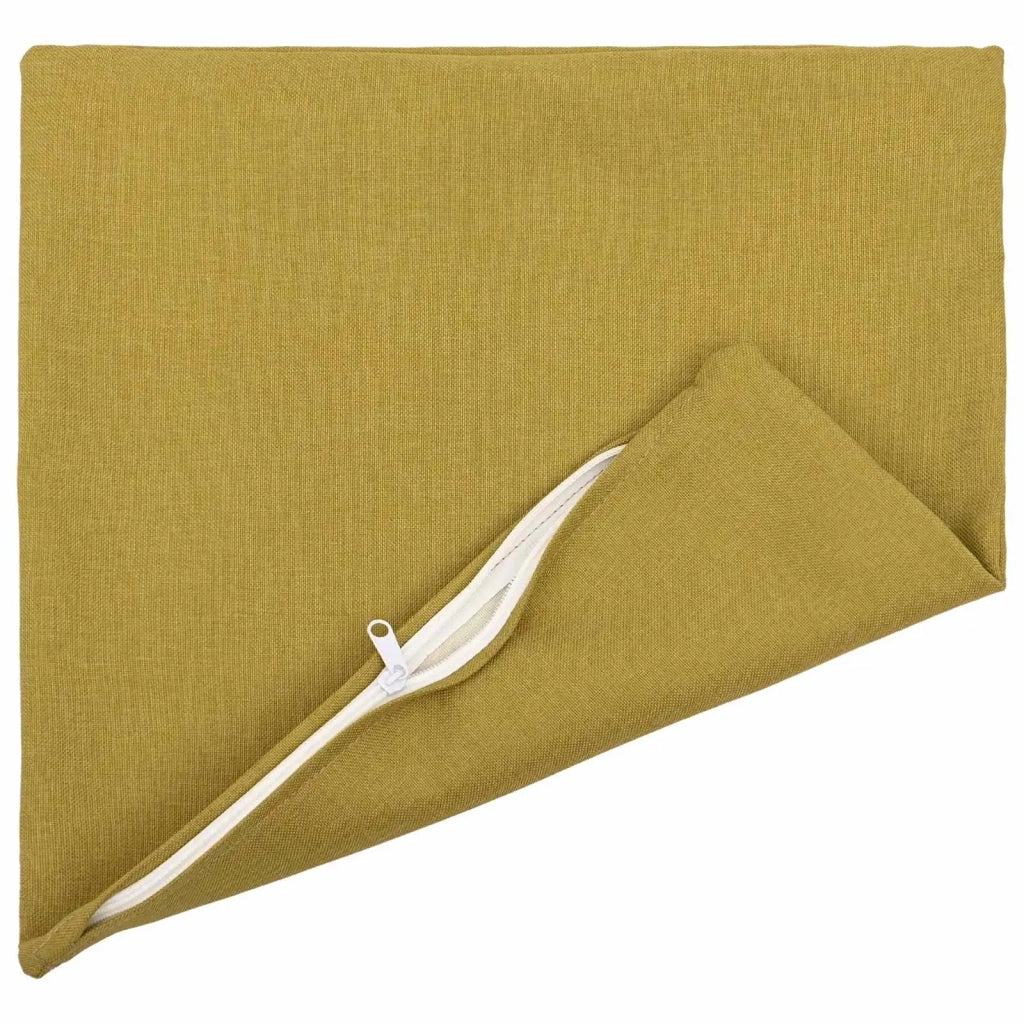 Cuscino con cuscino HEERLEN 2 pz Verde chiaro Tessuto 924478