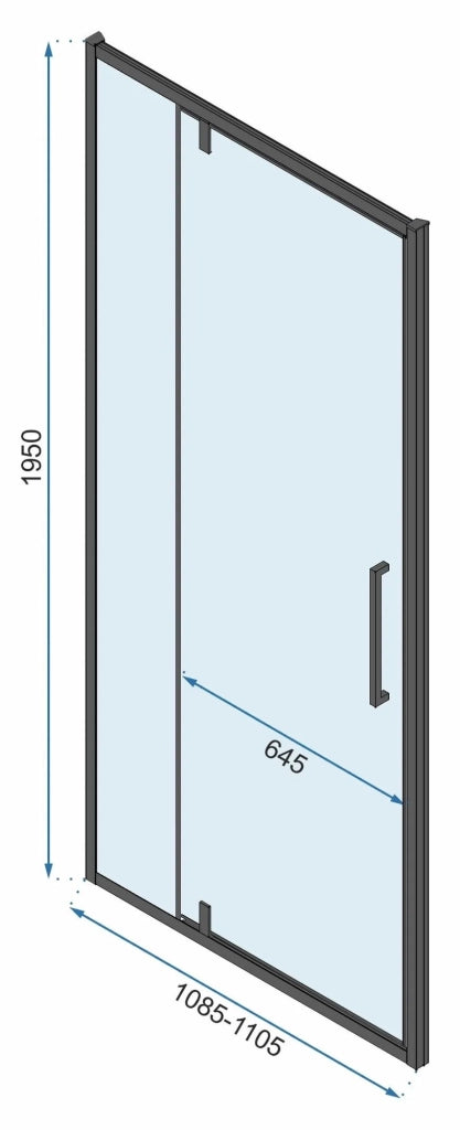 Cabina Doccia Ad Angolo Rapid Swing 100x80