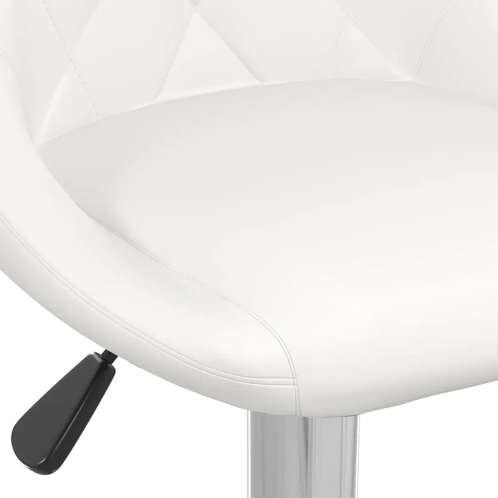 Sgabello da Bar Bianco in Similpelle 335169