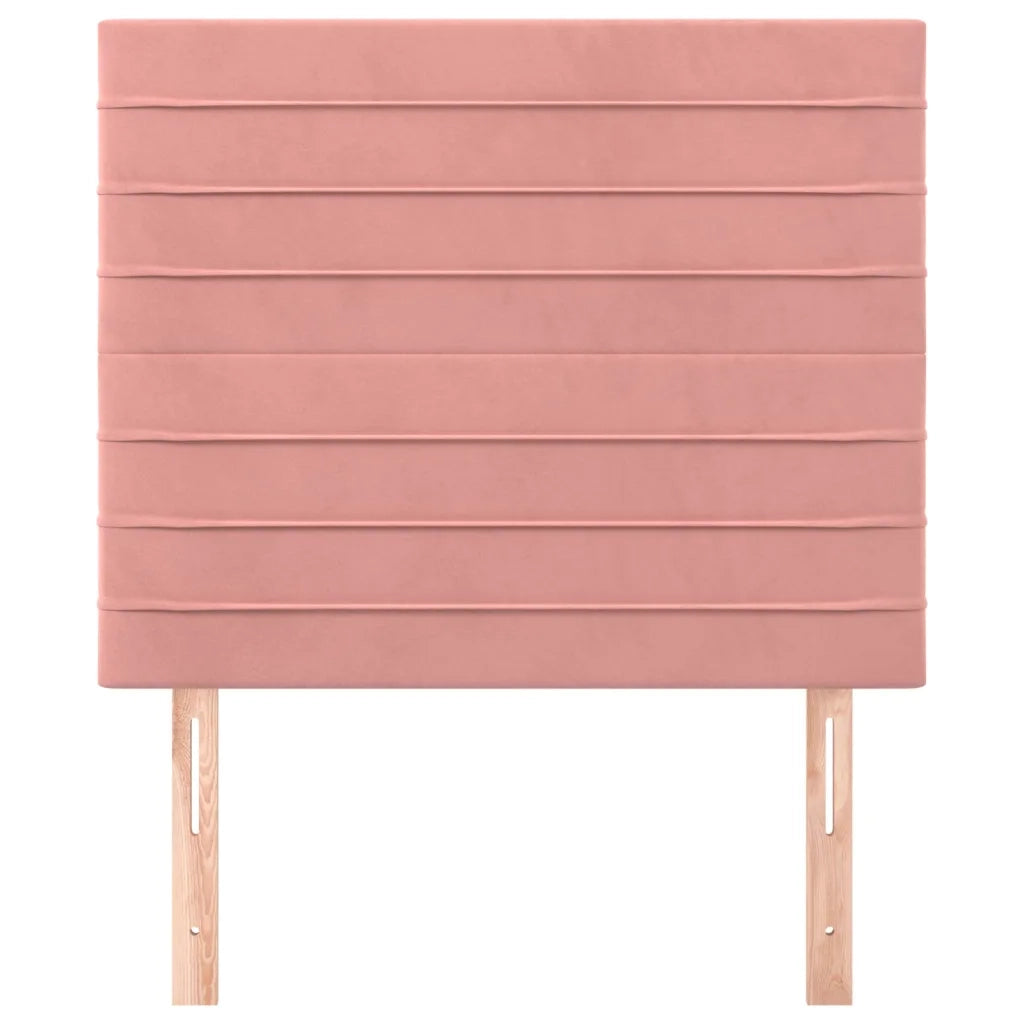 Testiera | Testata Rosa 90x5x118/128 cm Velluto